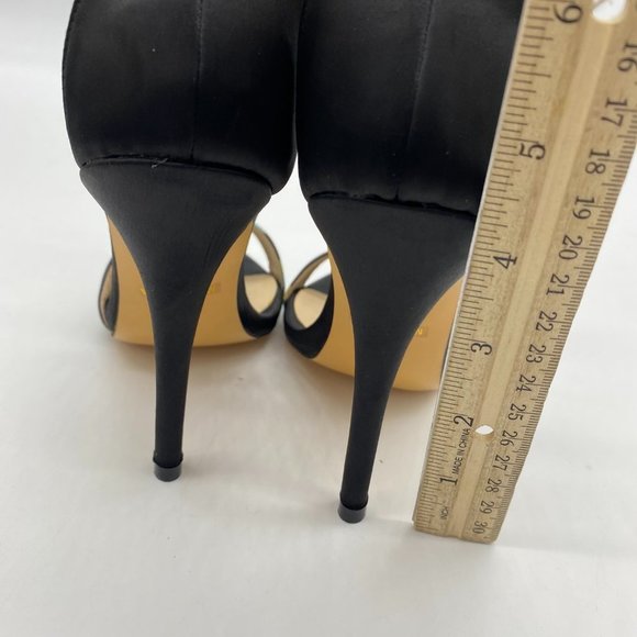 FSJ Open Toe Pumps D'Orsay High Heels Bow Sandals - Picture 7 of 10